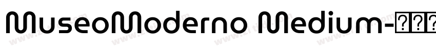 MuseoModerno Medium字体转换